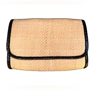 Vintage Authentic Shiraleah Woven Clutch